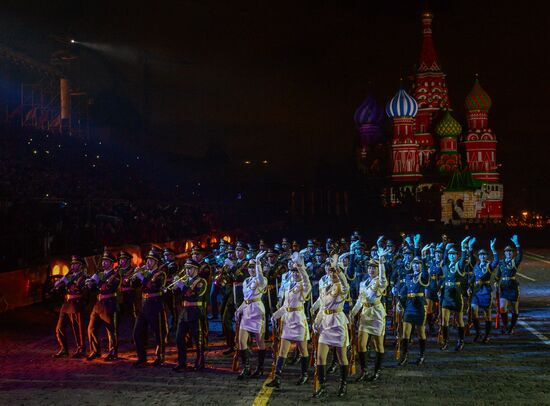 Opening of Spasskaya Tower International Military Music Festival