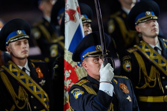 Opening of Spasskaya Tower International Military Music Festival