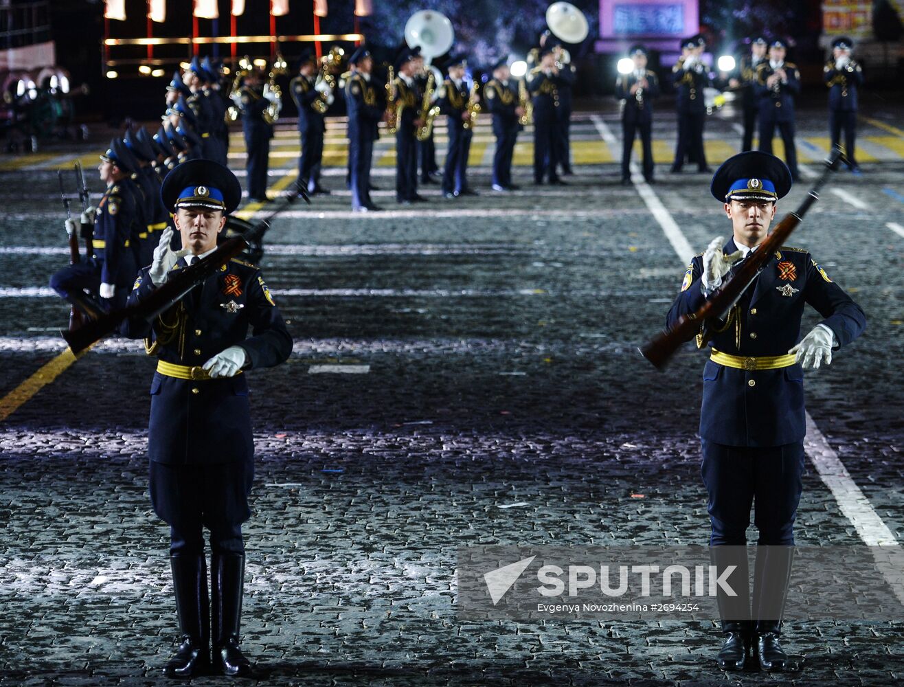 Opening of Spasskaya Tower International Military Music Festival