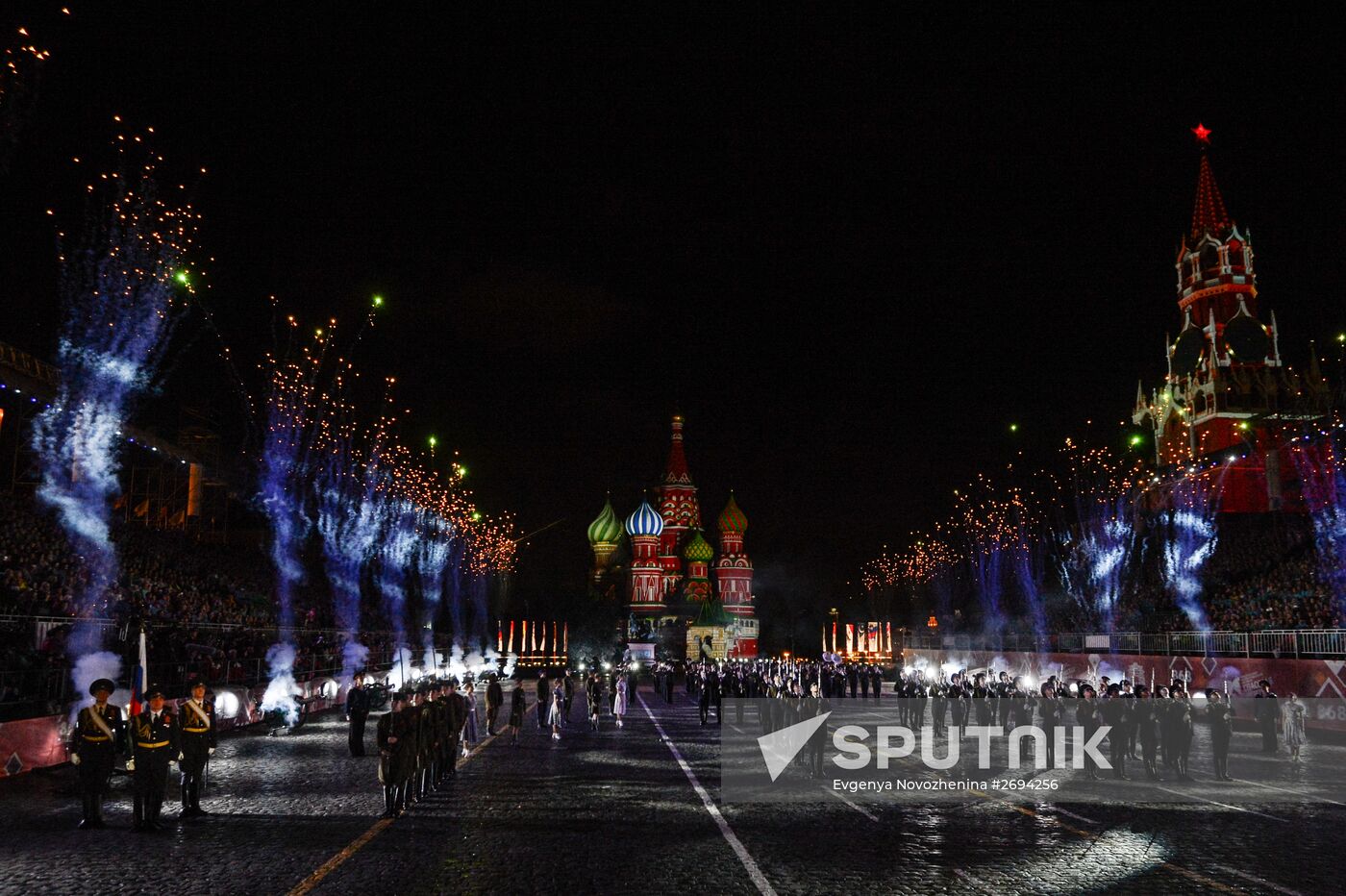 Opening of Spasskaya Tower International Military Music Festival