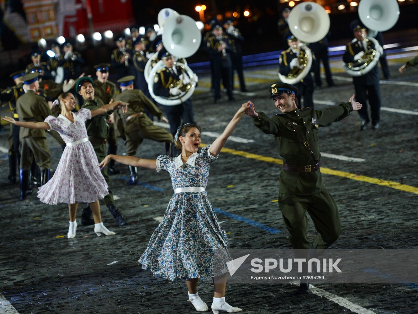 Opening of Spasskaya Tower International Military Music Festival