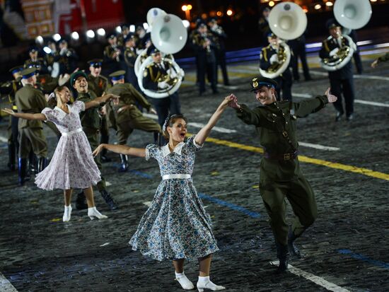 Opening of Spasskaya Tower International Military Music Festival