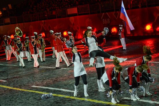Opening of Spasskaya Tower International Military Music Festival