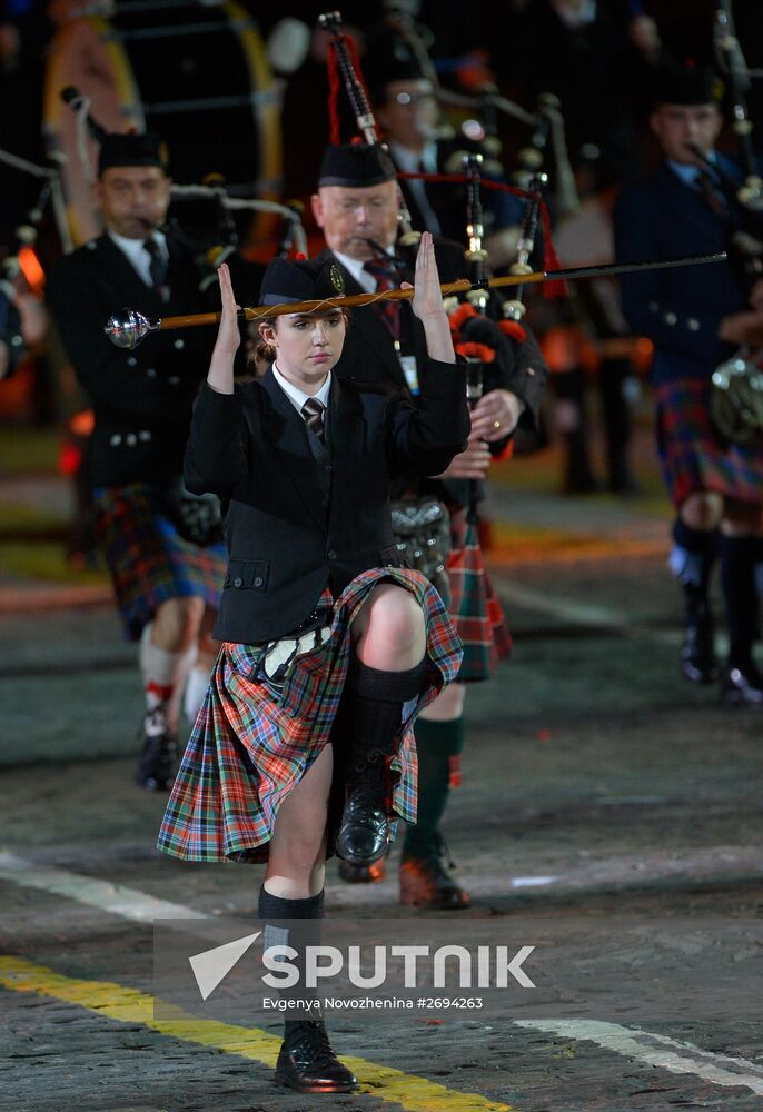 Opening of Spasskaya Tower International Military Music Festival