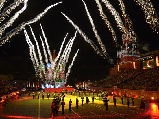 Opening of Spasskaya Tower International Military Music Festival