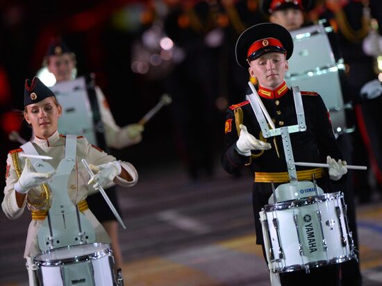 Opening of Spasskaya Tower International Military Music Festival