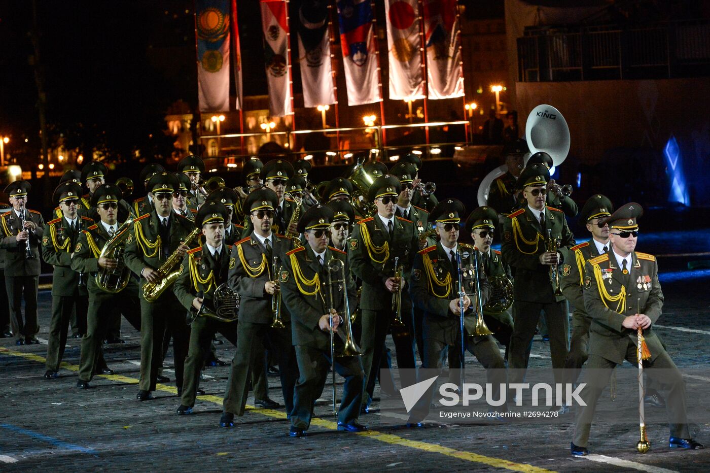 Opening of Spasskaya Tower International Military Music Festival