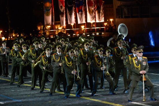 Opening of Spasskaya Tower International Military Music Festival