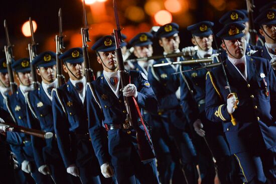 Opening of Spasskaya Tower International Military Music Festival