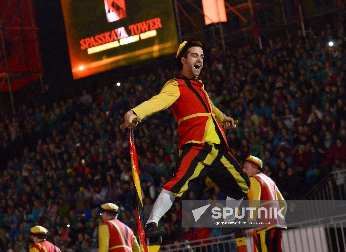 The opening of the Spasskaya Tower International Military Music Festival