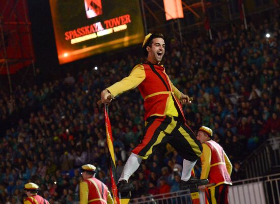 The opening of the Spasskaya Tower International Military Music Festival