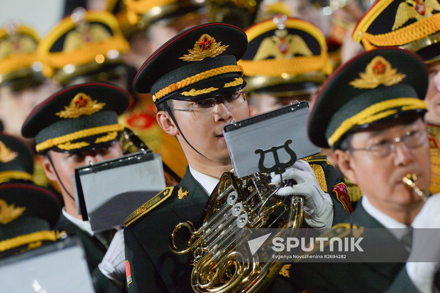 Opening of Spasskaya Tower International Military Music Festival