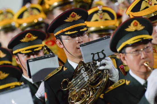 Opening of Spasskaya Tower International Military Music Festival