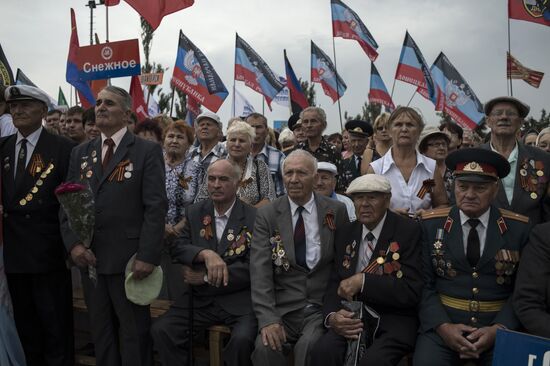 Events at Saur Grave to commemorate 72 years since liberation of Donbass from Nazi invaders