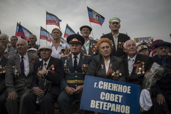 Events at Saur Grave to commemorate 72 years since liberation of Donbass from Nazi invaders