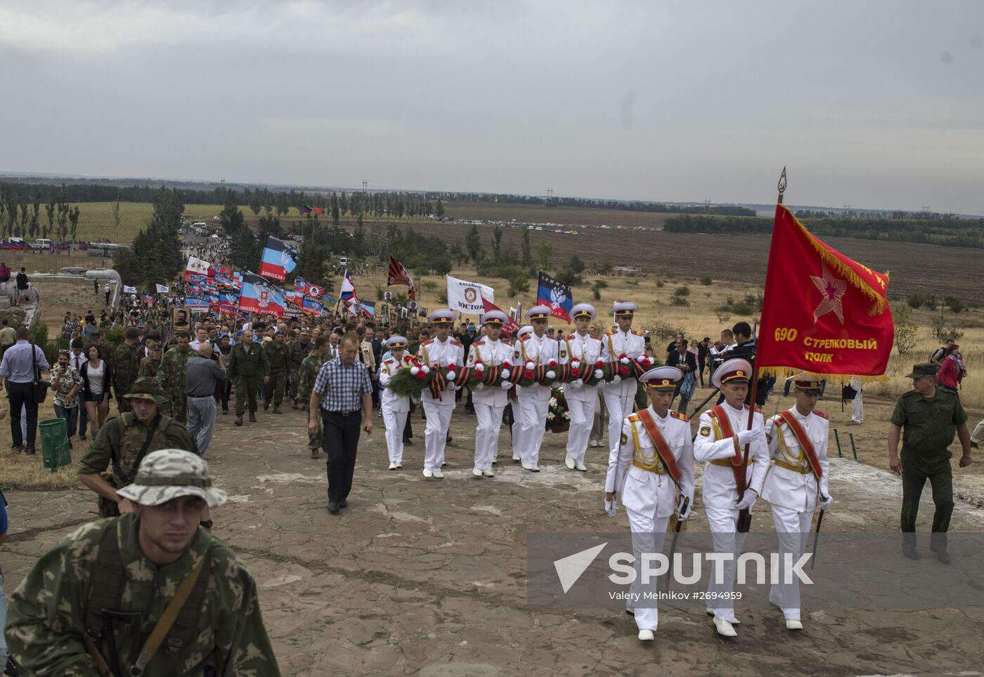 Events at Saur Grave to commemorate 72 years since liberation of Donbass from Nazi invaders