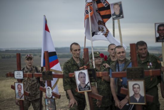 Events at Saur Grave to commemorate 72 years since liberation of Donbass from Nazi invaders