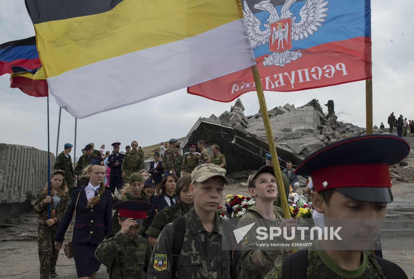 Events at Saur Grave to commemorate 72 years since liberation of Donbass from Nazi invaders