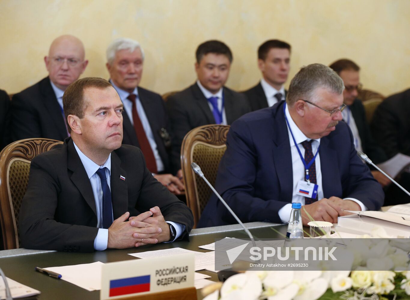 Russian Prime Minister Dmitry Medvedev attends meeting of the Inter-Governmental Council of Eurasian Economic Union Countries in Belarus