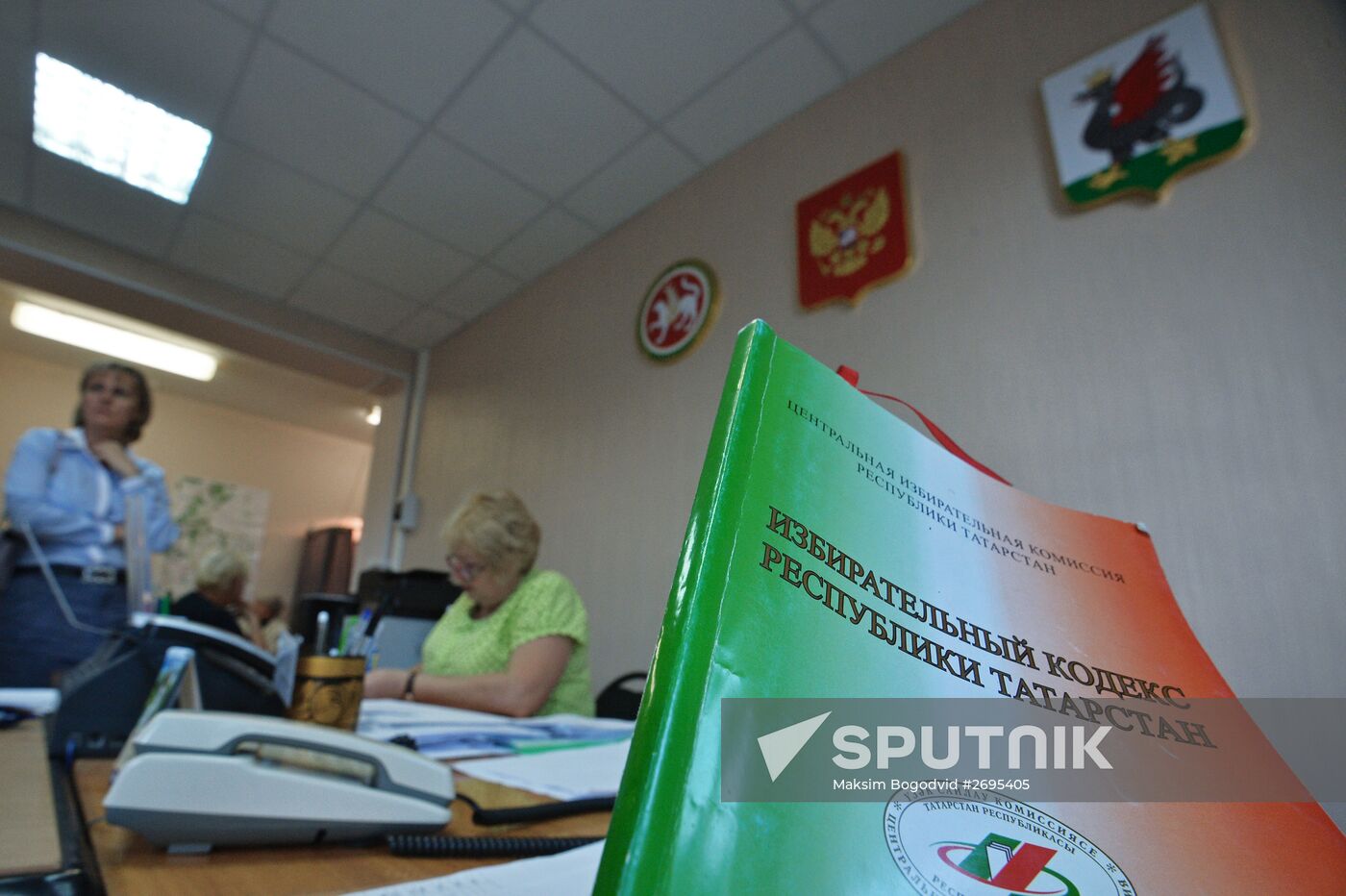 Early voting at territorial election commission of Kazan's Soviet district