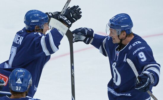 Kontinental Hockey League. Dynamo Moscow vs. Medvescak Zagreb