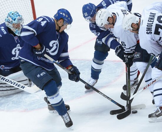 Kontinental Hockey League. Dynamo Moscow vs. Medvescak Zagreb