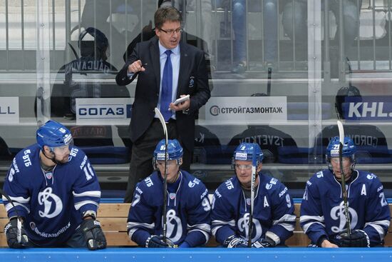 Kontinental Hockey League. Dynamo Moscow vs. Medvescak Zagreb