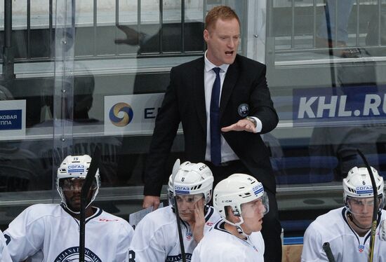 Kontinental Hockey League. Dynamo Moscow vs. Medvescak Zagreb