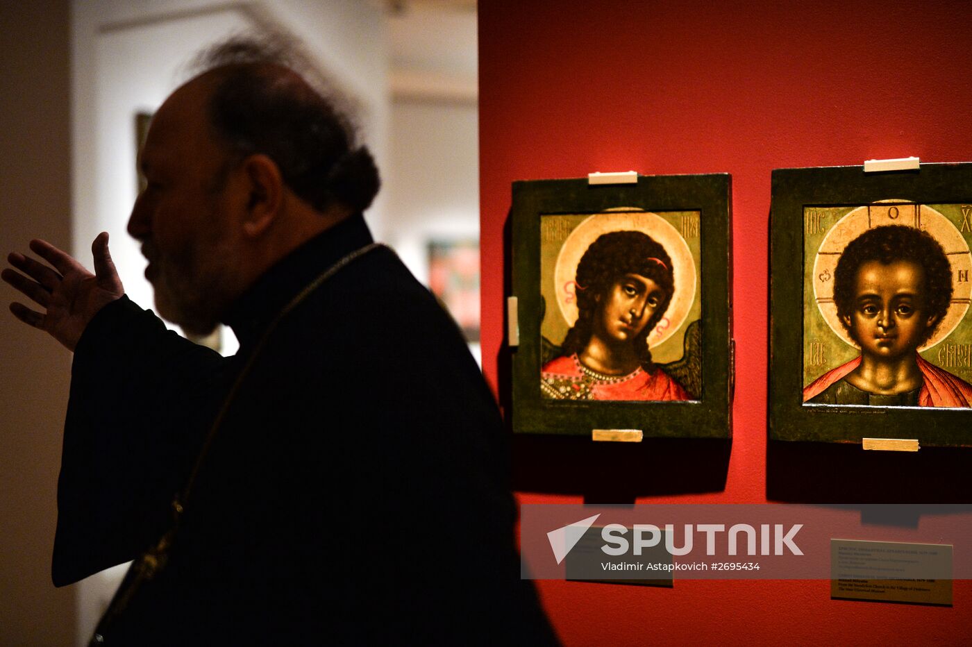 Opening of monographic exhibition "Simon Ushakov -- Tsarist Icon Painter"