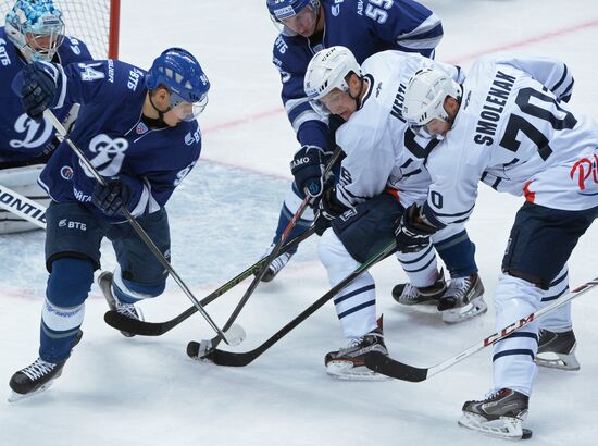 Kontinental Hockey League. Dynamo Moscow vs. Medvescak Zagreb