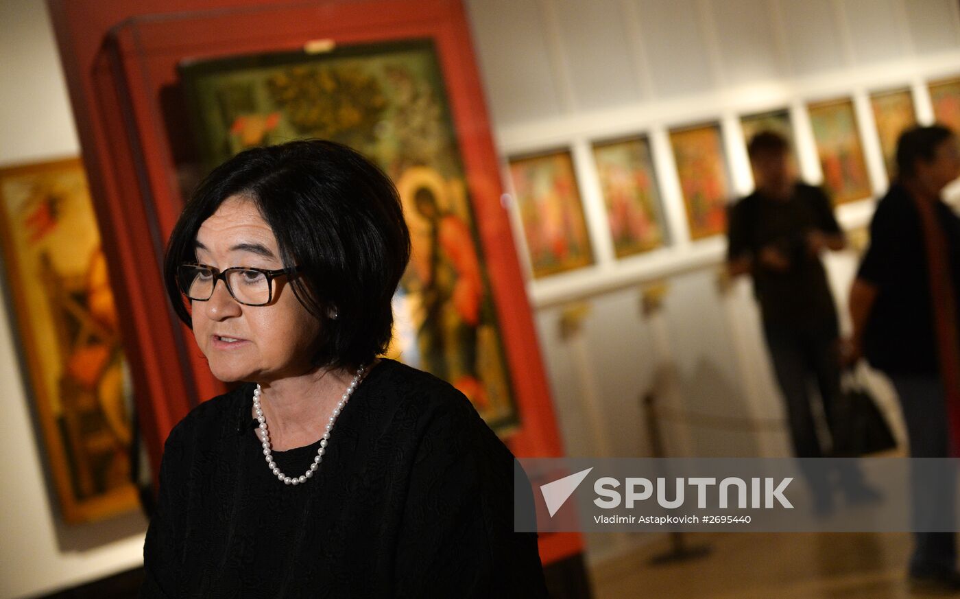 Opening of monographic exhibition "Simon Ushakov -- Tsarist Icon Painter"