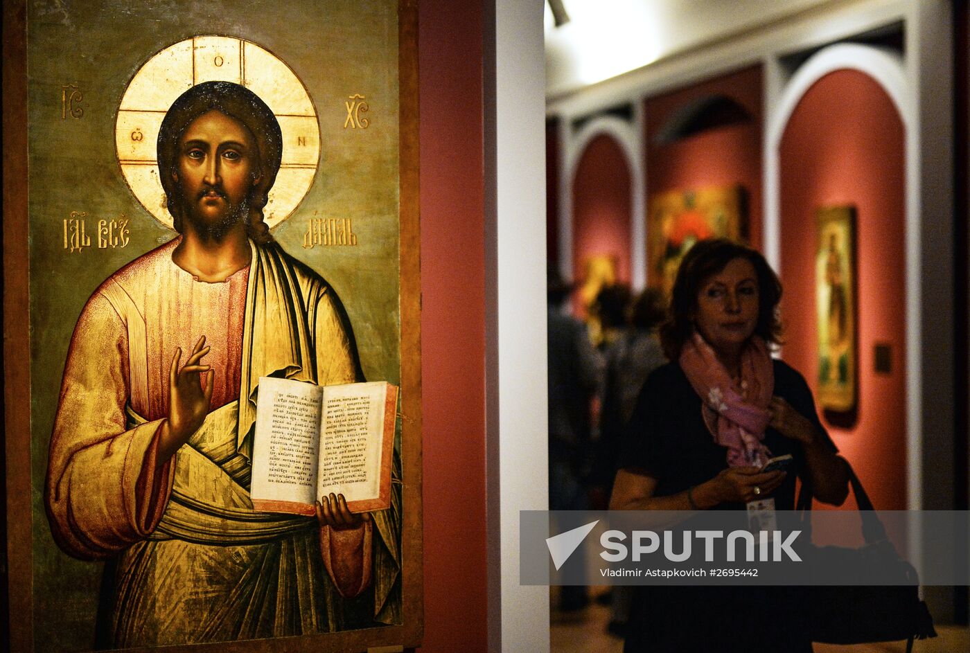 Opening of monographic exhibition "Simon Ushakov -- Tsarist Icon Painter"