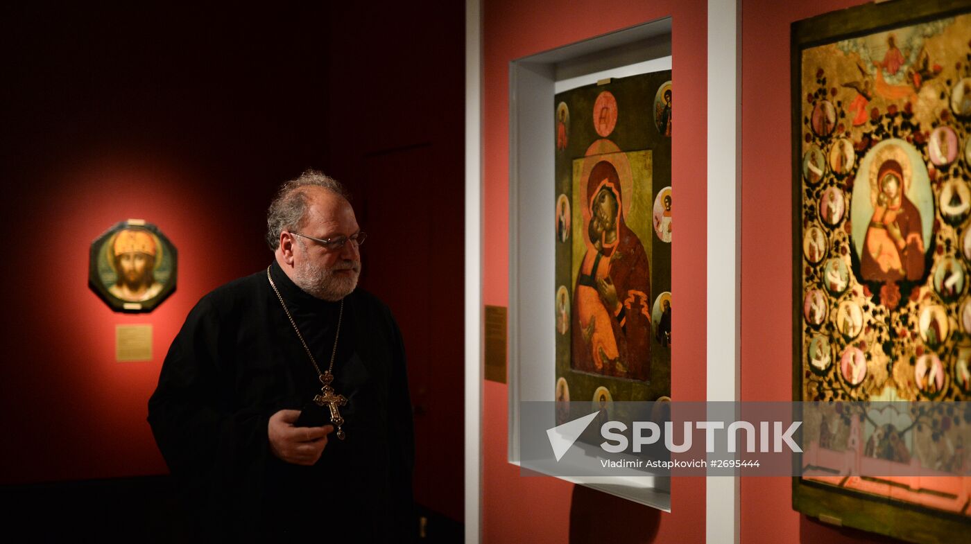 Opening of monographic exhibition "Simon Ushakov -- Tsarist Icon Painter"