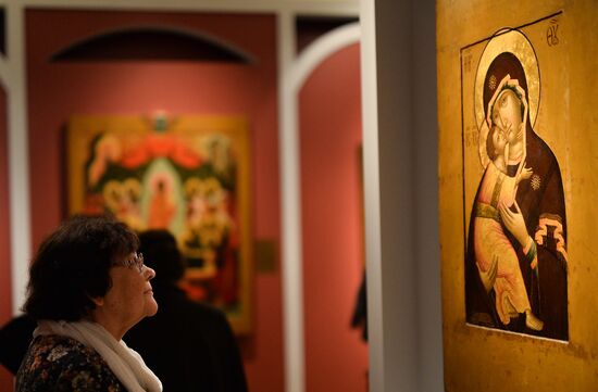 Opening of monographic exhibition "Simon Ushakov -- Tsarist Icon Painter"