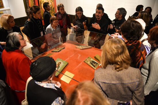 Opening of monographic exhibition "Simon Ushakov -- Tsarist Icon Painter"