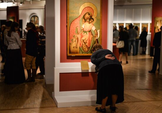 Opening of monographic exhibition "Simon Ushakov -- Tsarist Icon Painter"