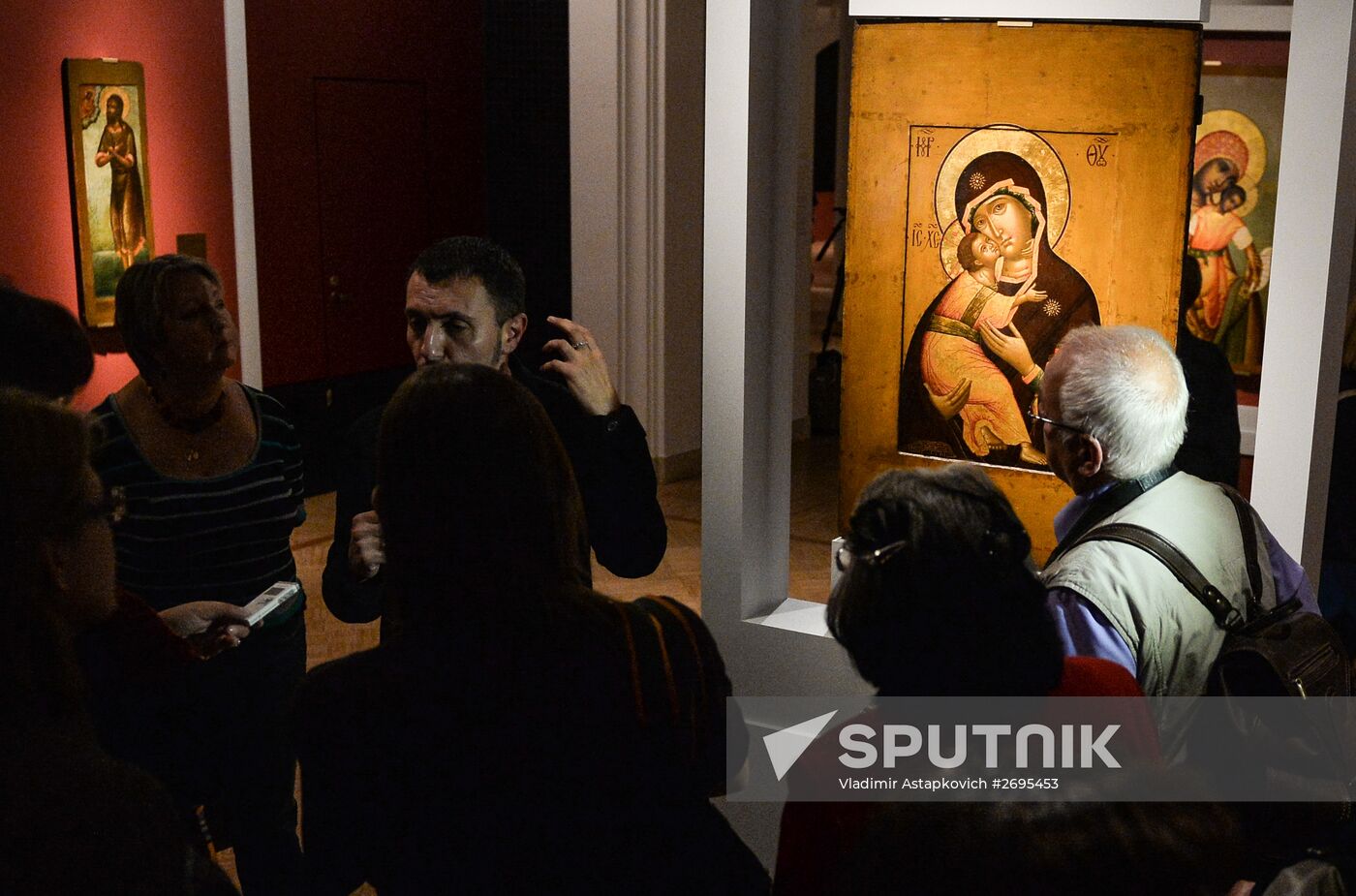 Opening of monographic exhibition "Simon Ushakov -- Tsarist Icon Painter"