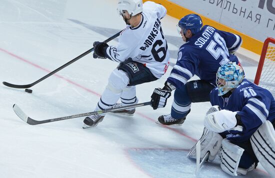 Kontinental Hockey League. Dynamo Moscow vs. Medvescak Zagreb