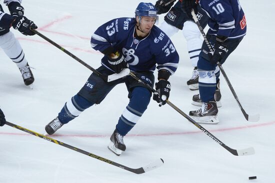 Kontinental Hockey League. Dynamo Moscow vs. Medvescak Zagreb