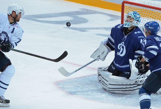 Kontinental Hockey League. Dynamo Moscow vs. Medvescak Zagreb