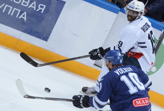 Kontinental Hockey League. Dynamo Moscow vs. Medvescak Zagreb