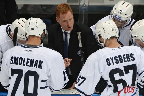 Kontinental Hockey League. Dynamo Moscow vs. Medvescak Zagreb