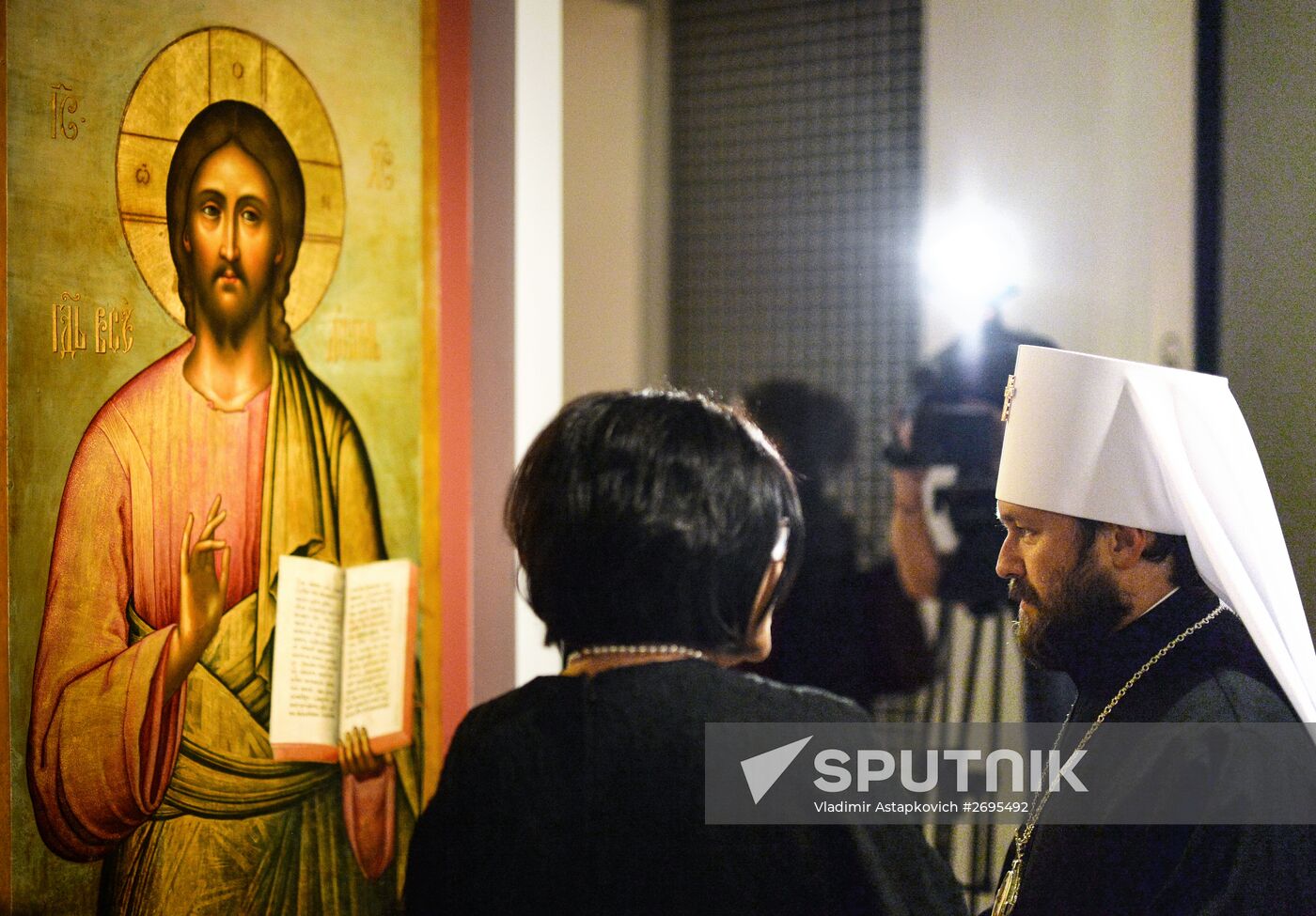 Opening of monographic exhibition "Simon Ushakov -- Tsarist Icon Painter"