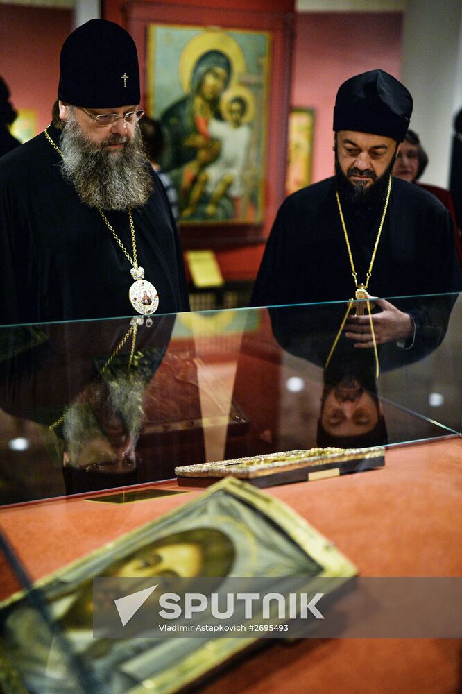 Opening of monographic exhibition "Simon Ushakov -- Tsarist Icon Painter"