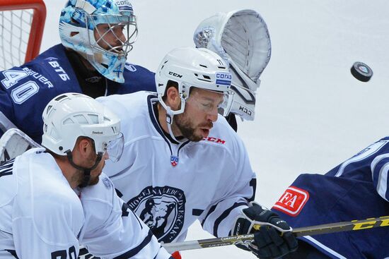 Kontinental Hockey League. Dynamo Moscow vs. Medvescak Zagreb