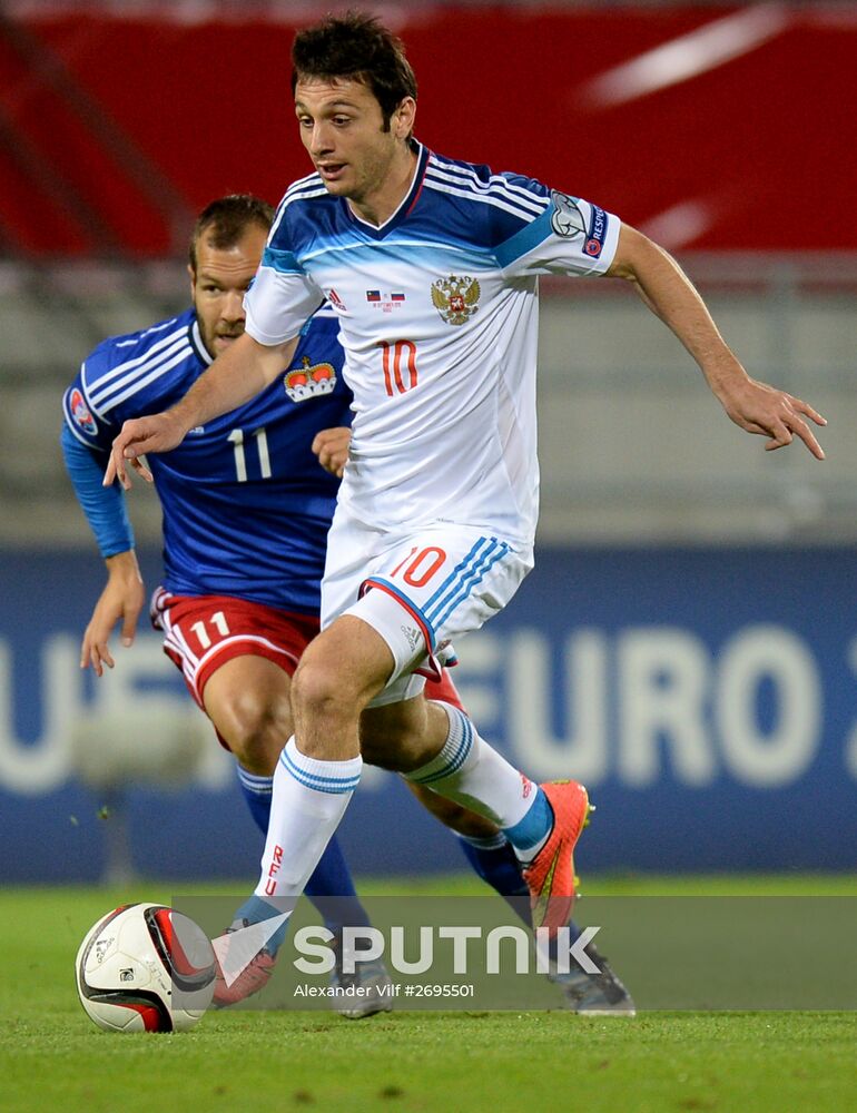 Russia vs. Liechtenstein UEFA Euro 2016 qualifying match