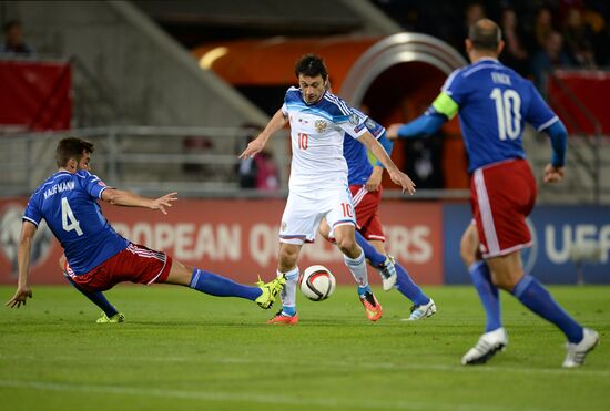Russia vs. Liechtenstein UEFA Euro 2016 qualifying match