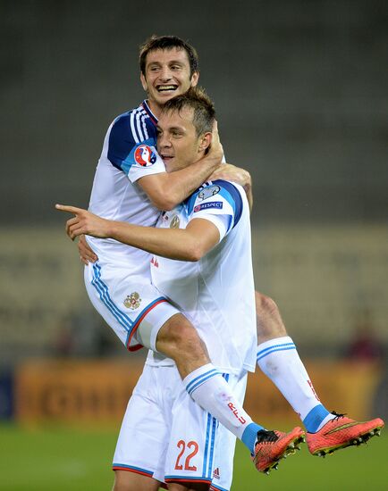 Russia vs. Liechtenstein UEFA Euro 2016 qualifying match