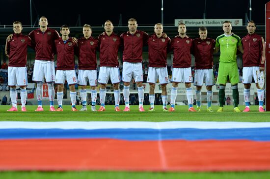 Russia vs. Liechtenstein UEFA Euro 2016 qualifying match