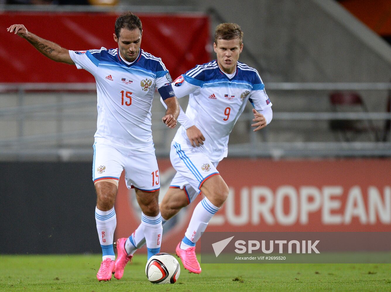 Russia vs. Liechtenstein UEFA Euro 2016 qualifying match